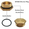2 Pack RP2865 Push-Button Diverter Plug, Brass Plug for Faucet