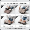 MURA Travel Pouch, Compression Pouch, Travel Compression Bag (Sand Gray