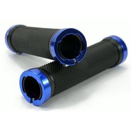 LUPO BMX Handlebar Grips - Double Lock On Locking – Fits MTB Bicycle Mountain Bike Stunt Scooter