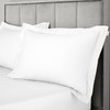 400 Thread Count Cotton Sateen Oxford Pillowcase Pair White