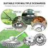 Professional Weed Brush for Brush Cutter, Replacement Weed Brush with