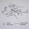Marcopol Pack of 100 Painted Blind Rivets 3.2 x 8
