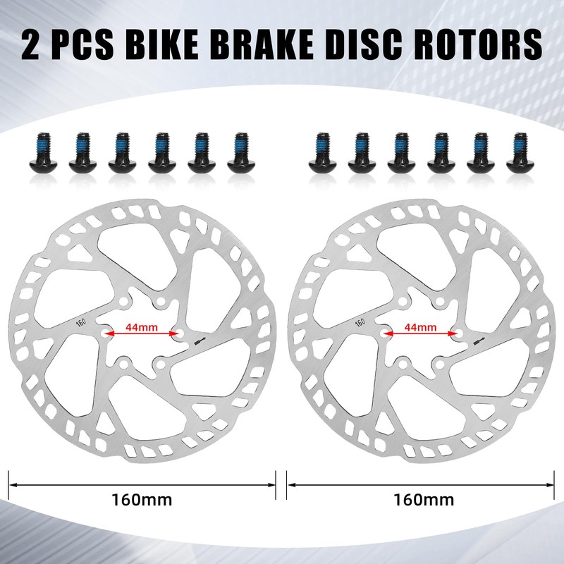 ZTZ MTB Hydraulic Disc Brake Set, Dual Piston Hydraulic Brake