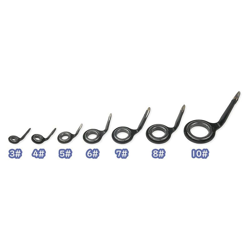 Rod Guides, Single-Foot Guide, Stainless Steel Fishing Rod, DIY Replacement,