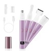 RUIM Nose Hair Trimmer for Women, 4-in-1 Electric Facial Hair