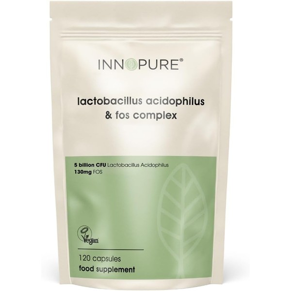 Acidophilus Probiotic & Prebiotics - 120 Capsules (Pure-Fill) No Fillers