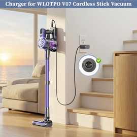 Charger for DEVOAC N300 for WLOTPO V07 for BSNAW Y5 Vacuum Power Cord 26.5V