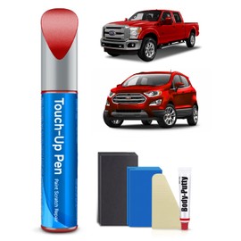 PQ Race - Kit de pintura de retoque rojo compatible con Ford Exact Match Car Scratch Repair Kit de pintura de retoque