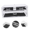Operitacx Elegant Acrylic Makeup Storage 3 Drawer Organizer Lotion Organizer