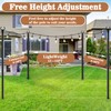 7 Pack String Light Poles,Metal Poles for Hanging Outdoor Light