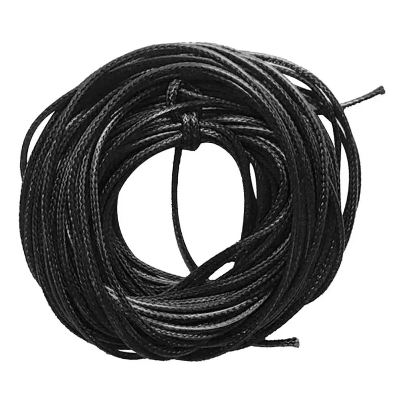 Hilo Encerado Para Cuero Negro