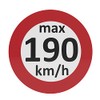 AUPROTEC Speed Sticker, Winter Tyre Sticker, 160-240 km/h