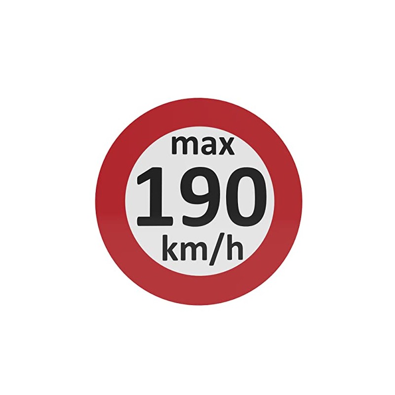 AUPROTEC Speed Sticker, Winter Tyre Sticker, 160-240 km/h