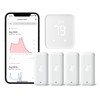 SwitchBot Wi-Fi Humidity Sensor 4 Pack with Hub 2 (Matter