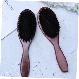 Minkissy Pack Wooden Massage Comb Natural Bristle Hair Brush Set Gentle Scalp for Men