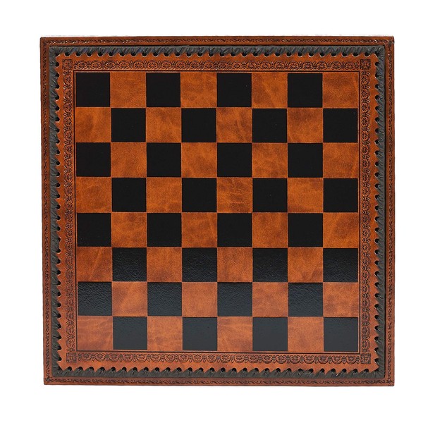 Bello Games New York, Inc. Marcello Chess & Checkers Board from Italy- Squares 1 3/8"