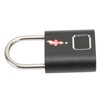 Fingerprint Padlock Biological Recognition Aluminium Alloy USB Rechargeable Support 10