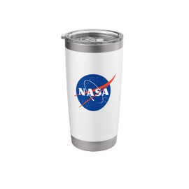 NASA Meatball Logo Retro Space Exploration Design Stainless Steel Insulated Tumbler