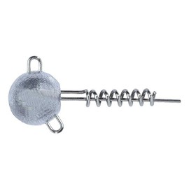 Balzer Shirasu Screw Jig - Screw Jig Heads for Rubber Fish, Screw Heads for Rubber Baits & Jigs, Lead Heads for Soft Baits, Spiral Heads, Weight/Content: 12.5 g - Pack of 4