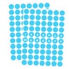 Ouzoustate 1400 PCS Blue Circle Dot Stickers 3/4" Round Color