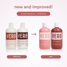 VERB VERB Volume Shampoo 32 fl oz- Gently Cleanses, Lifts Flat Hair + Adds Volume - Sulfate, Paraben and Gluten Free