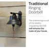 NACH JS-90-091 Classic Fine Cast Iron Rustic Hanging Doorbell, 8.5