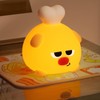Silicone Night Light Cute Chicken Drumstick Shape USB Rechargeable Brightness