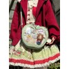 Ita Bag Green AppleShaped Backpack & Crossbody & Handbag, Anime