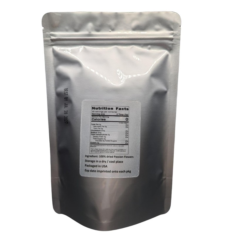 Passion Flower - Passiflora incarnata Loose Cut/Sifted by Nature Tea