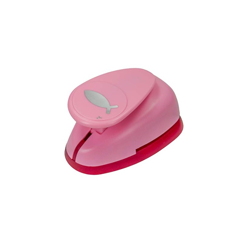 Efco Punch XL Fish Symbol 49 x 29 mm, Pink,