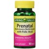 Spring Valley - Prenatal, Multivitamin, Multimineral, 100 Tablets w. Folic