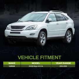 AUTOSAVER88 Radiator Compatible with 2004 2005 2006 Lexus RX330 Base Sport 3.3L V6 Automotive Replacement Engine Radiators