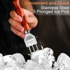 Ice Pick set of 2-7.24 Inch and 6.8Inch Stainless Steel
