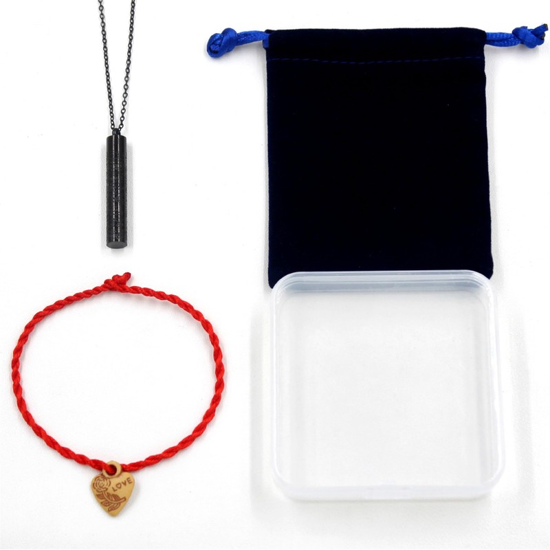 JunyiDIY Black Stainless Steel Scripture Necklace | Quran Pendant Necklaces