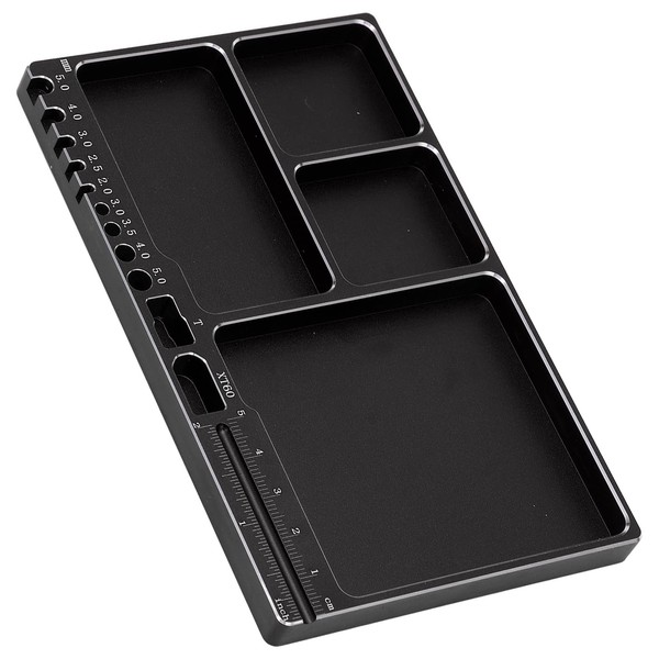 Aluminium Alloy Magnetic Screw Tray, Portable Size Magnetic Adsorption Magnetic