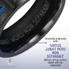 Willis Judd MasonicMan Mens Titanium Freemason Masonic Ring Latin Engraving