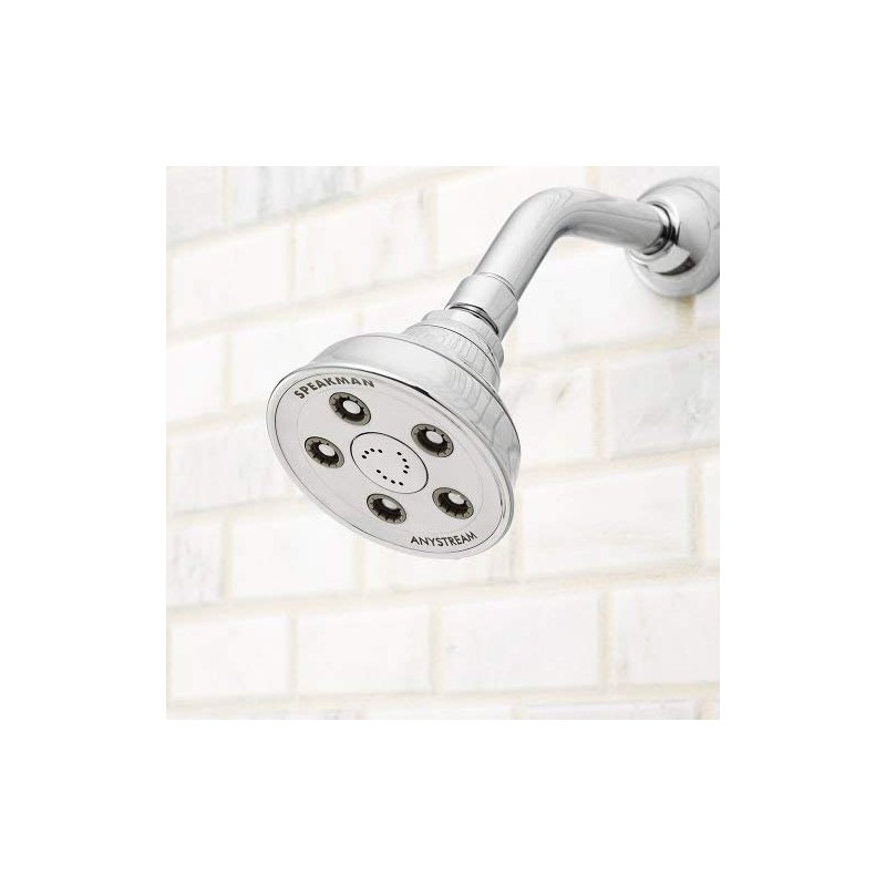 Speakman S-3014-PN Caspian Anystream High Pressure Adjustable Shower Head, Polished