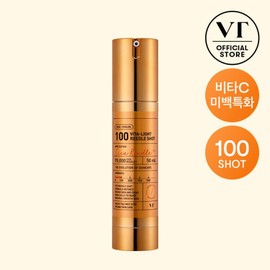 VT Vita-Light Riddle Shot 100 (Skin Booster Whitening Vitamin C with Niacinamide) / VT 비타-라이트 리들샷 100 (스킨부스터 미백특화 비타민C 나이아신아마이드 함유)
