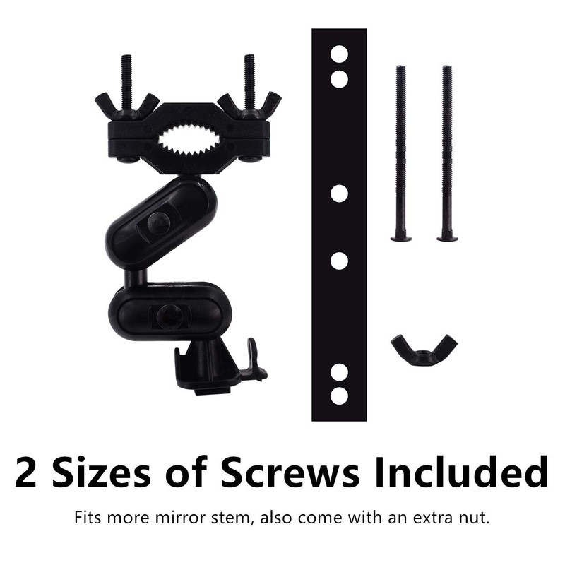 iSaddle Dash Cam Mirror Mount Holder - Professional Rearview Mirror