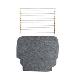 Vroelos Seat Spring Wire Grid & Felt Pad, 15"x11" Seat Wire Grid with Jute Pad Fit for 2000-2008 Chevy Silverado Tahoe GMC Yukon Sierra, LH Or RH