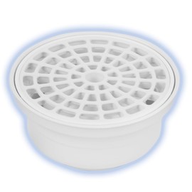 FLEXIMATIC 2261 Coladera Universal blanca con check anti-olores