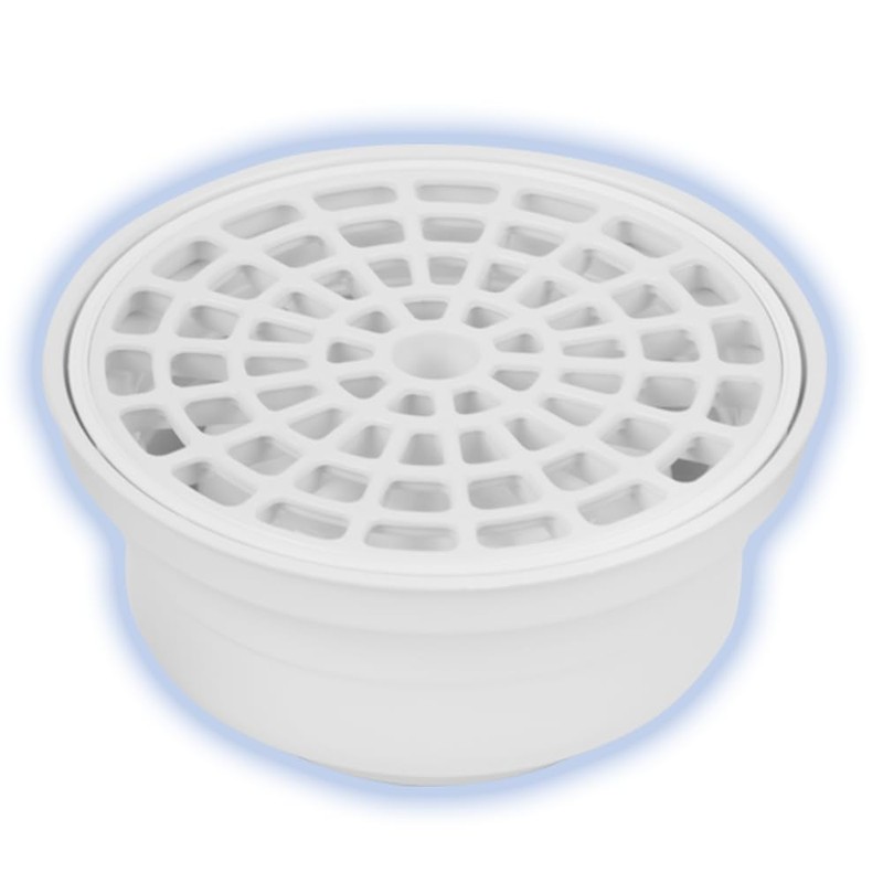 FLEXIMATIC 2261 Coladera Universal blanca con check anti-olores