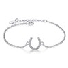 Gold Gala Adjustable Bracelet 925 Sterling Silver Girls Women, Silver