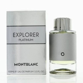 Mont Blanc Explorer Platinum by Mont Blanc 3.3 Eau De Parfum Spray Box for Men