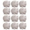 Color-Me! Ceramic Bisque Pig Banks (Pack of 12)