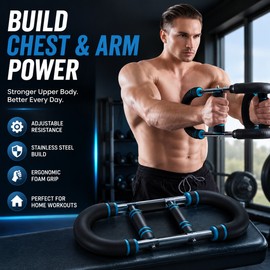 Adjustable Twister Arm Exerciser for Upper-Body Training – Steel Spring Trainer with 3 Resistance Modes for Home Workouts