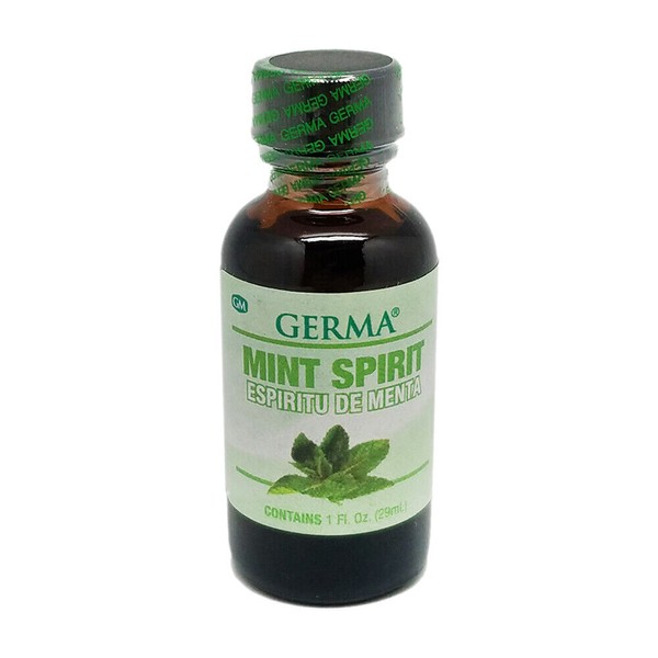 Germa Mint Spirit. Natural Hair Emollient and Skin Moisturizer. Soothing.  1 oz
