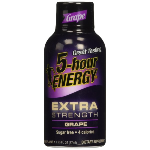 2oz Grape 5HR Energy Extra Strength Grape