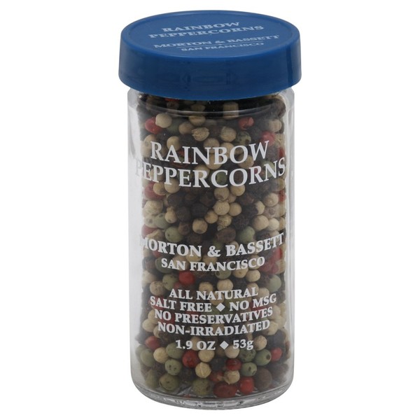Morton & Bassett Rainbow Peppercorns, 1.9-Ounce Jars (Pack of 3)