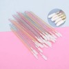 Lip Brush Glitter Desechable Pestañas Labios Microblanding F